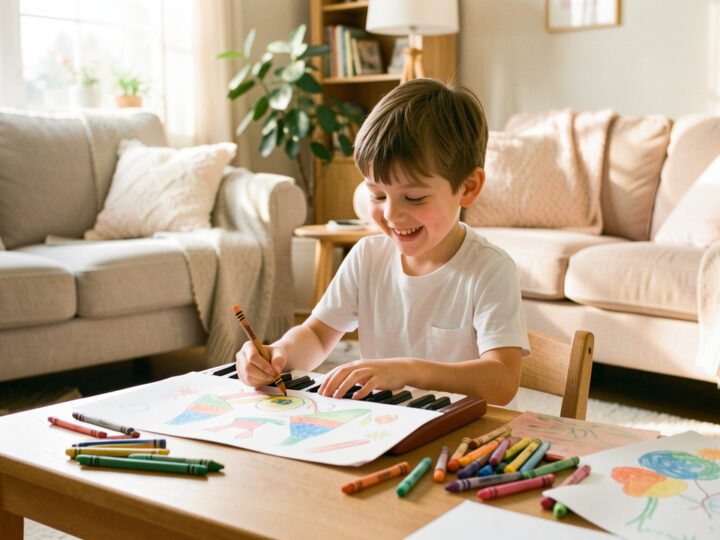Activités artistiques enfant vacances scolaires : un cadre léger